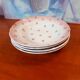 Set of 4 antique deep plates from St Amand in the "Vine Leaves" pattern.
