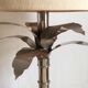 Nickel-plated brass, 70/80s Italy Palm lamp