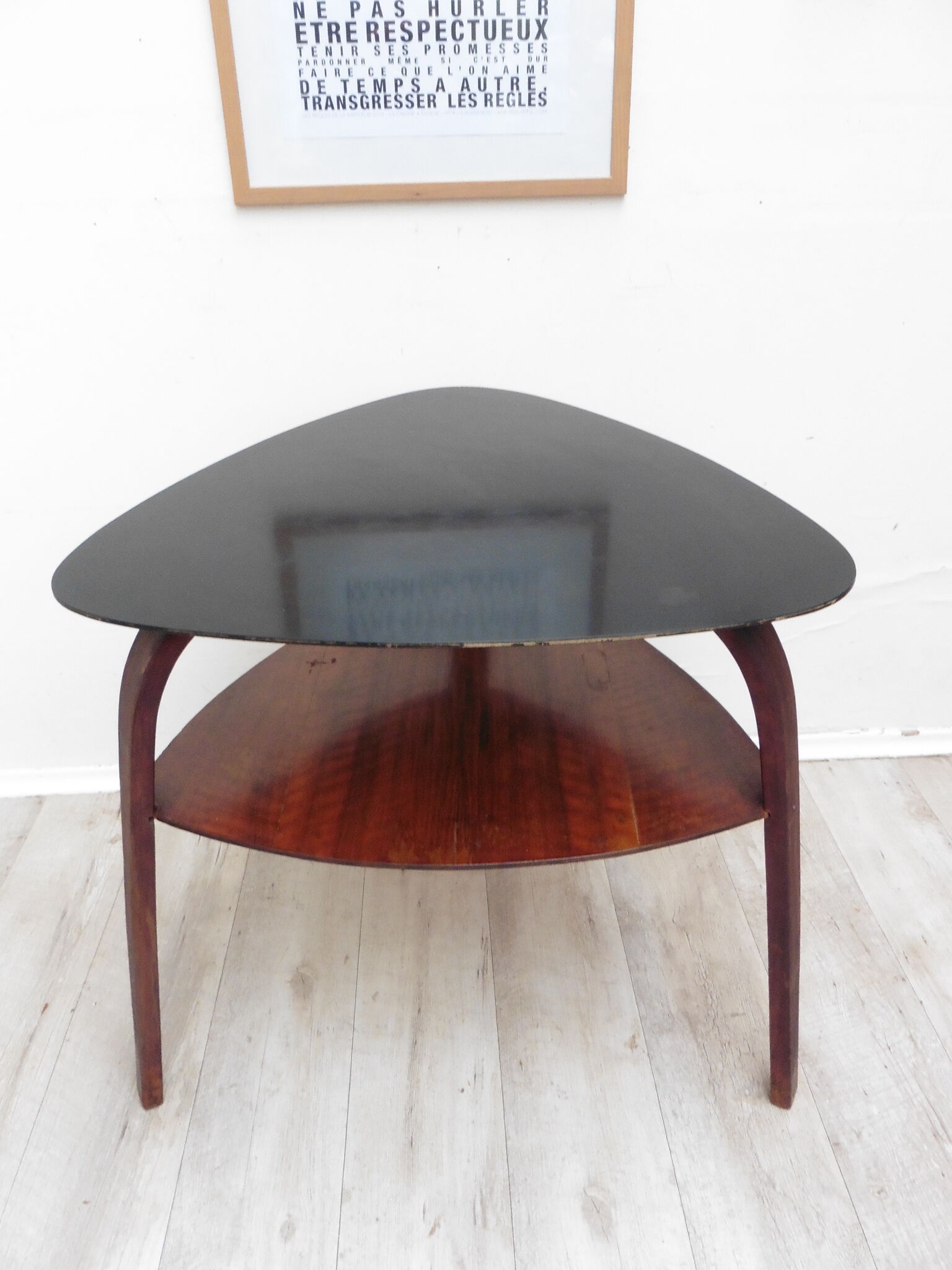 Table low Bow Wood of Steiner