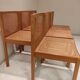 Lot de chaises de conception italiennes