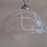 Suspension vintage en verre de Murano des années 1970