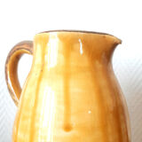 Set of art nouveau ceramic pitchers