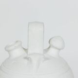 Vase en terre cuite peinte, travail contemporain