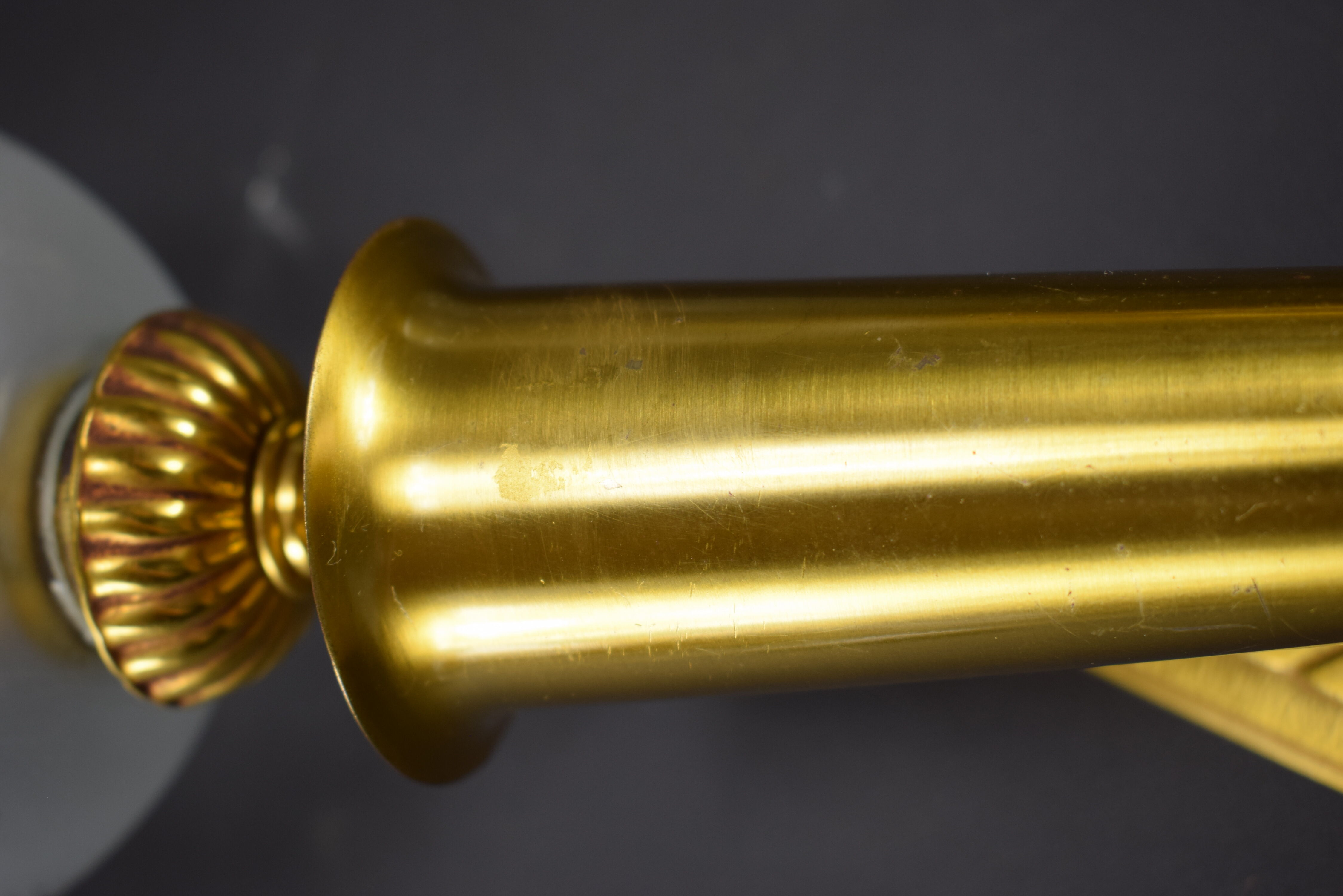 Pair of Wall Scuffles Bronze Torches and Golden Brass Torches