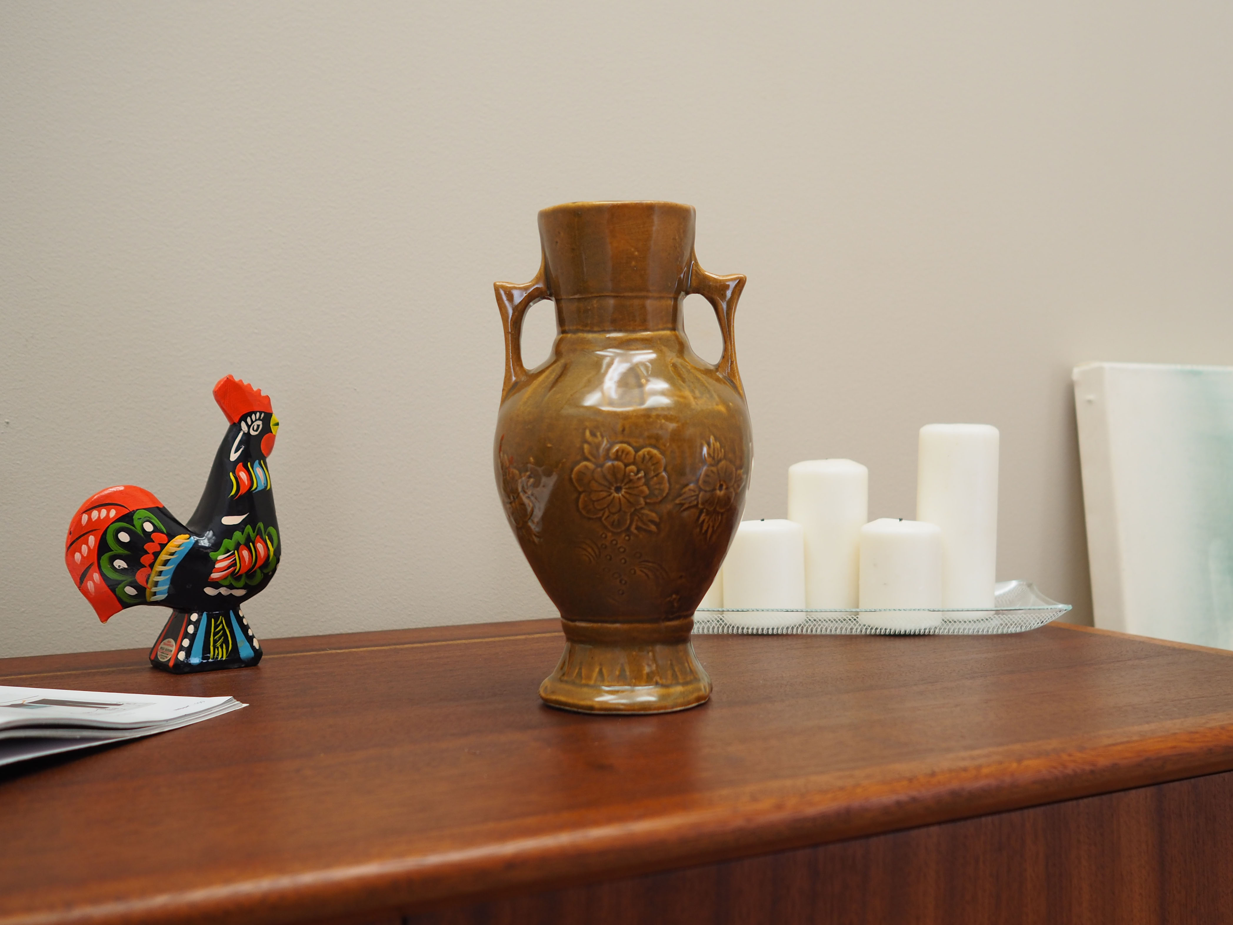 Ceramic vase, Danish design, 1960s, production: Denmark