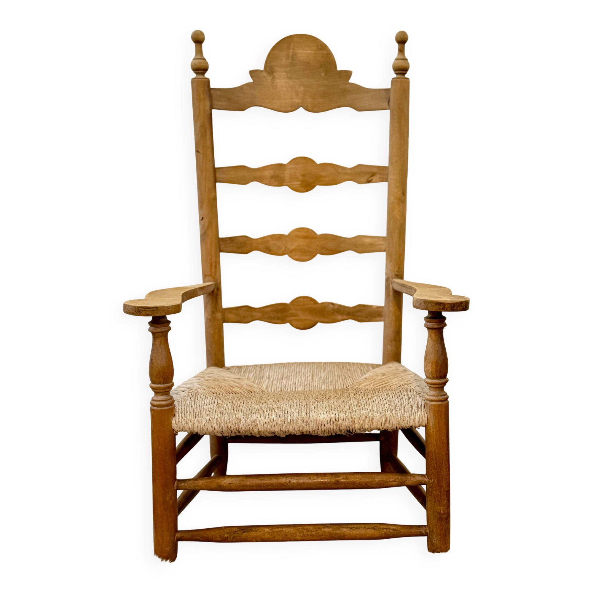 Armchair by the fireplace