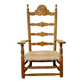 Armchair by the fireplace