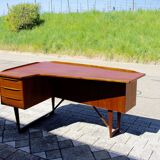 Vintage boomrang desk by peter lovig nielsen 1960s