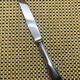 Christofle silver-plated knife, Rubans model