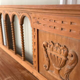 Carved wooden sideboard