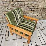 Pine fireside chair 1970
