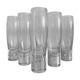 Set of 6 Kosta Boda sparkling champagne glasses from the 70s
