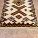 Handmade Berber rug: Moroccan wall decoration (190 cm x 108 cm)