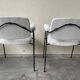 Pair of chairs CM197 by Pierre Paulin, in curly wool