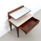 Vintage Single Nightstand with Glass and Marble Shelves, Italy