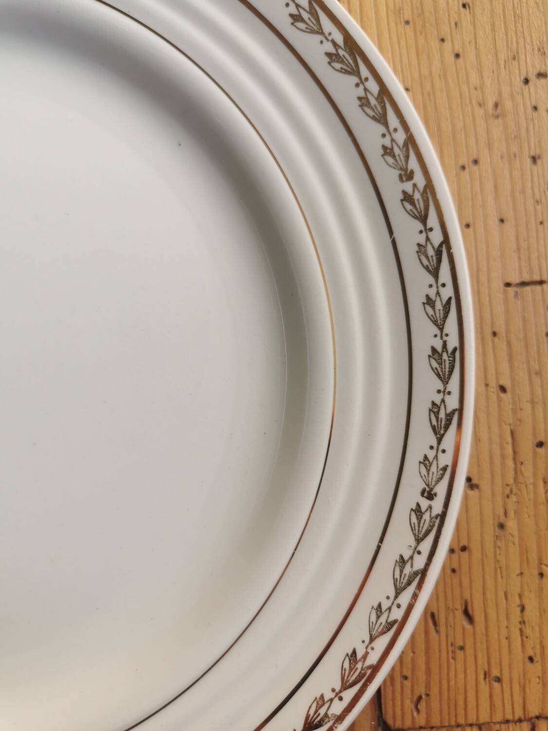 Mismatched vintage dinner plates