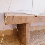 Oak deco bench
