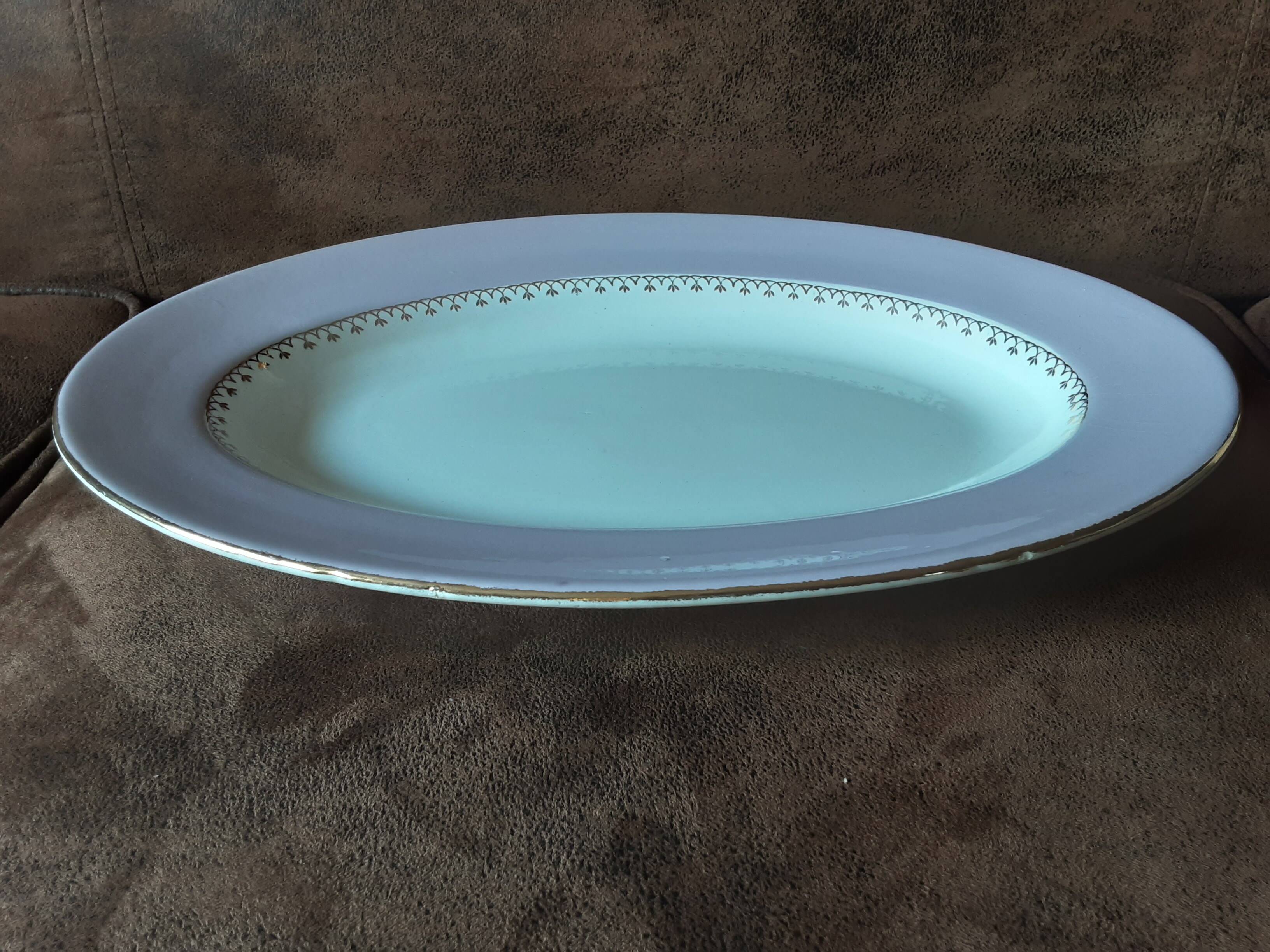 Vintage oval porcelain platter