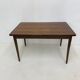 Table à manger extensible vintage en bois, années 60
