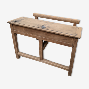 Wooden school desk from the 1960s