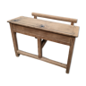 Wooden school desk from the 1960s