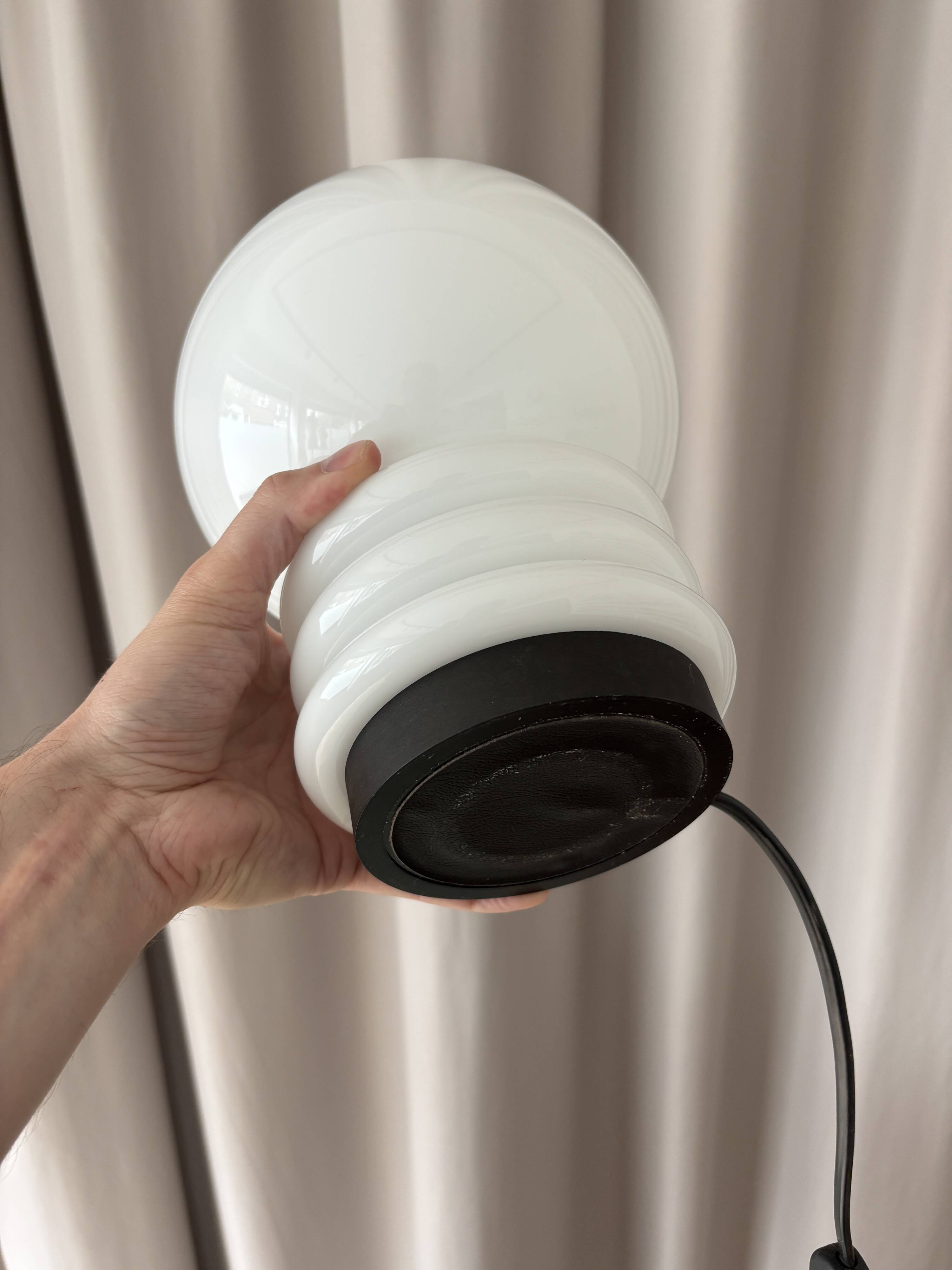 Space Age vintage lamp – Glashütte Limburg, Germany, 1970s