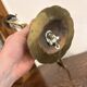 Antique Bouillotte Table Lamp Brass Chiseled Louis XVI Style