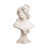 Plaster bust of a woman