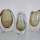 Set of Scandinavian glass vases by Gunnar Nylund 1950
