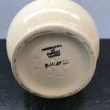 Ancient vase Quimper ceramics painted made a france vintage