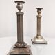 Pair of antique silver candlesticks Diana Silver Vienna 19th century