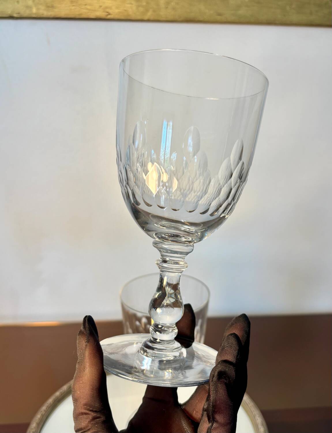 2 verres à eau Baccarat m. Richelieu