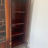 Marquetry display cabinet