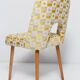 Mustard yellow Shell chair from the mid-century, 1960s