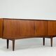 Knud Nielsen teak sideboard #42 vintage 60s mid-century Danish design