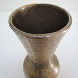 Solid bronze vase brutalist 70s
