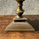 Ancient altar candle holder, bronze candle spike.