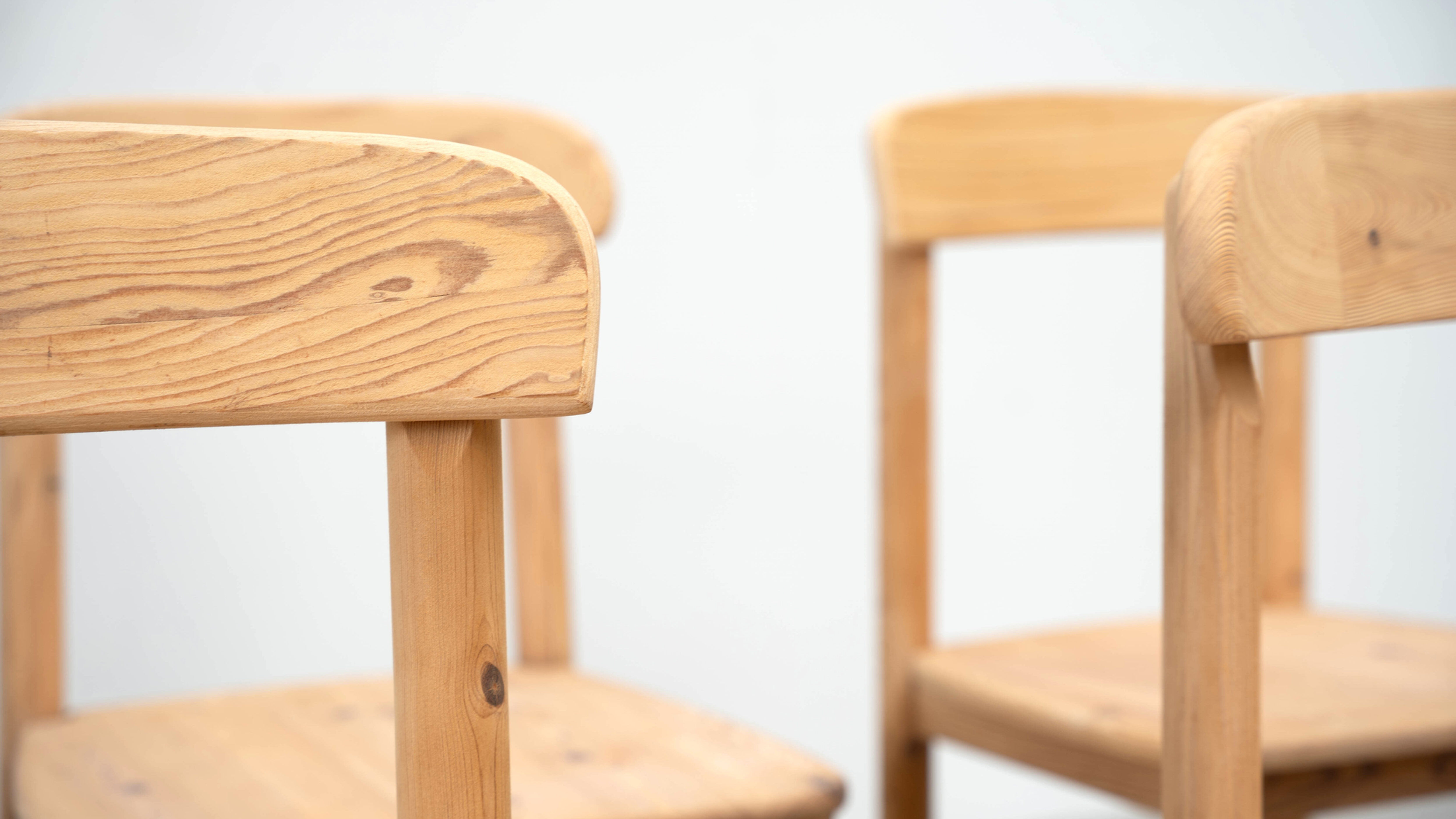 Set of six Scandinavian dining chairs by Rainer Daumiller