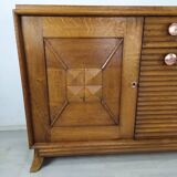 Brutalist art deco sideboard