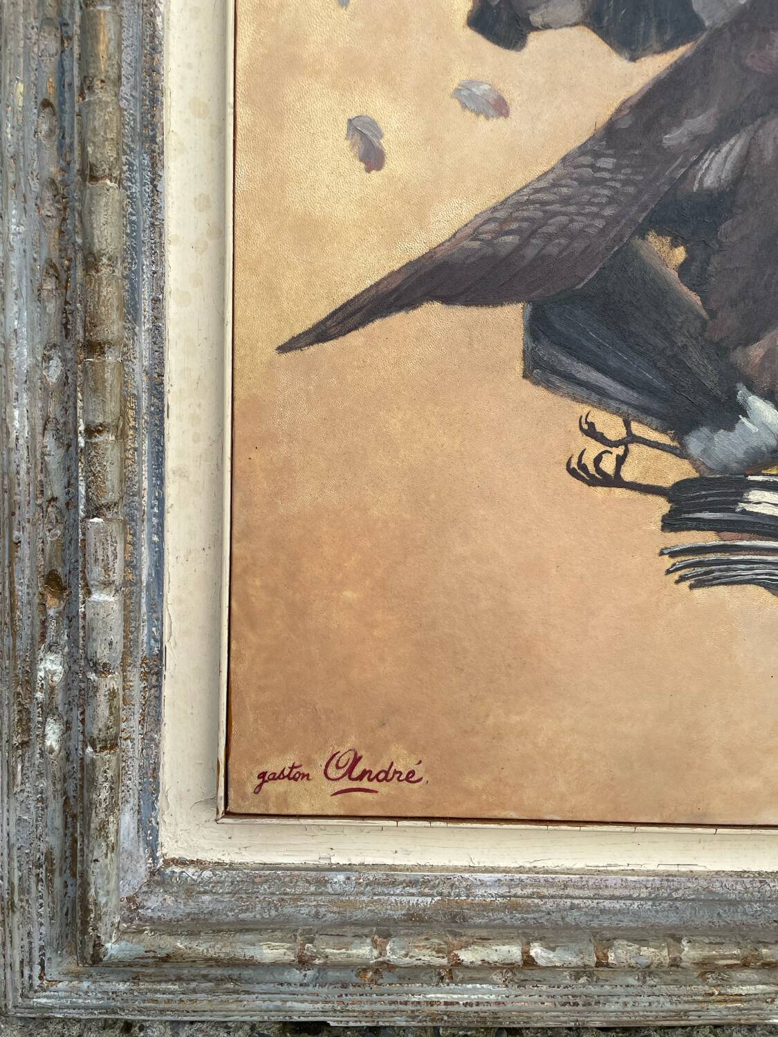 Oil paintings on parchment