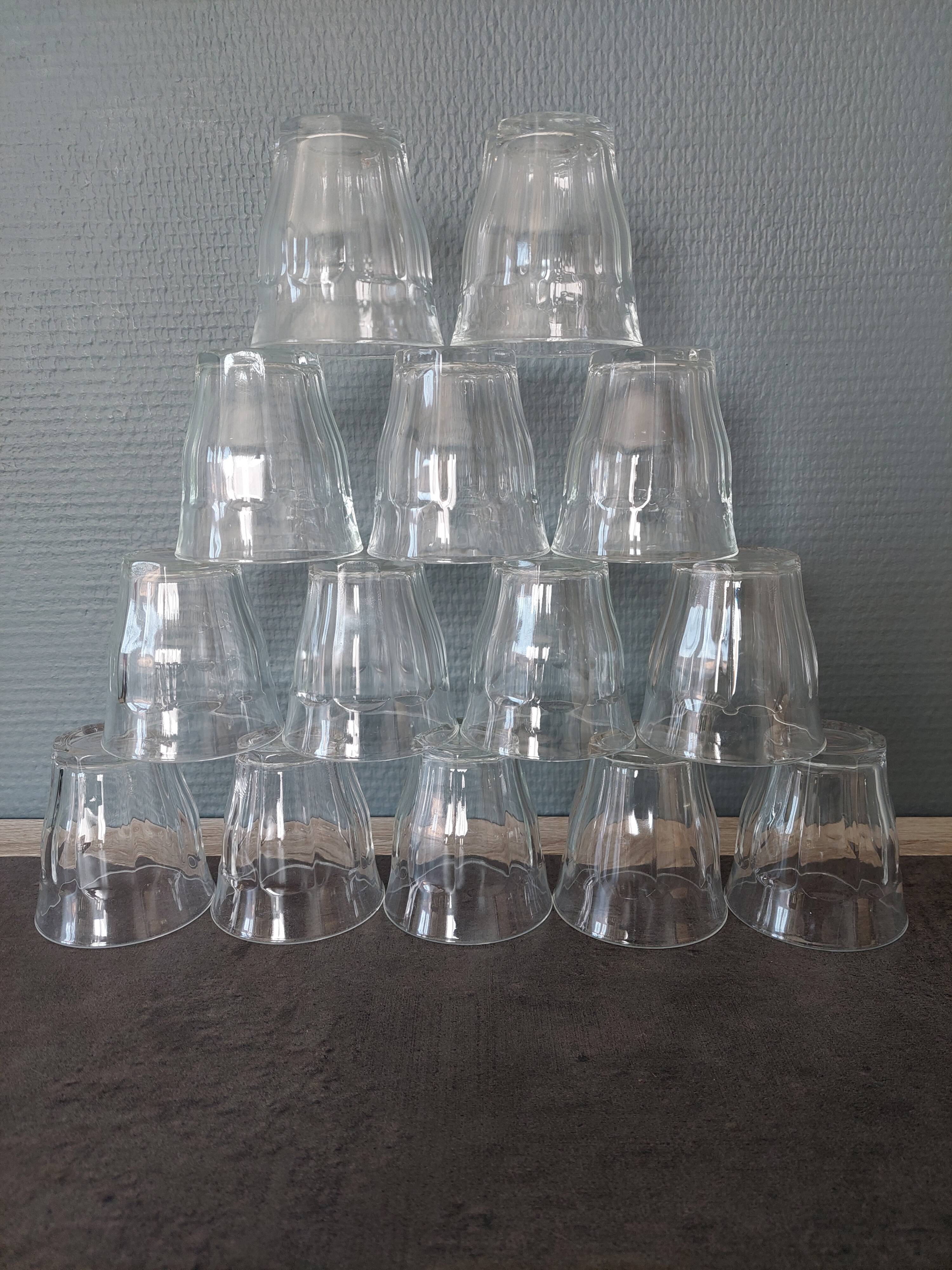 Lots de 14 verres Picardie duralex 16 cl.