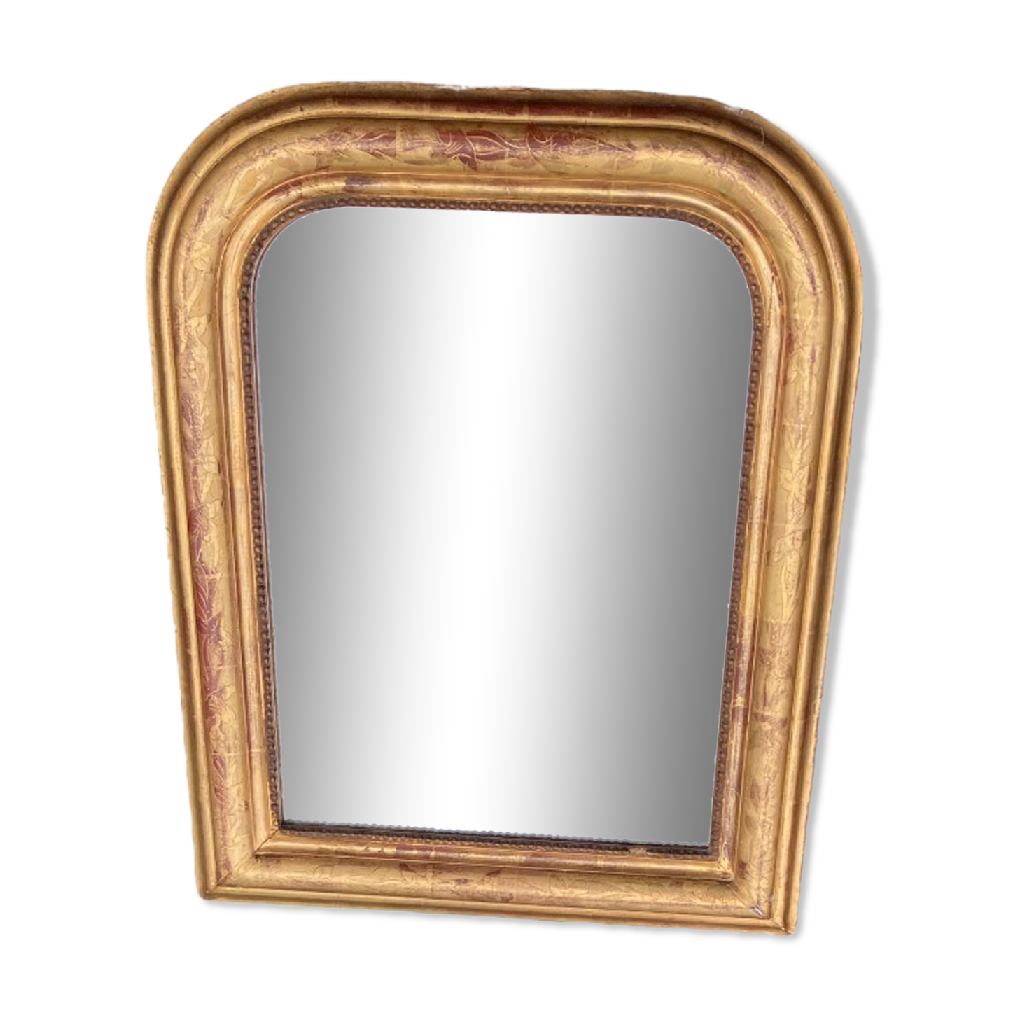 Mirror frame Louis Philippe In Gilded Wood with La Feuille 56x88cm
