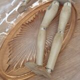 Val Saint Lambert pink salad bowl