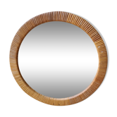 Rattan mirror 32cm