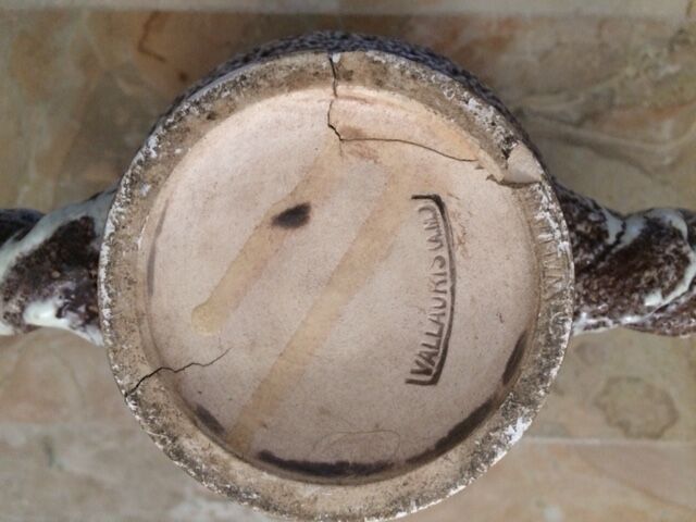 Vase Vallauris Marius Giuge "fat lava" 1960