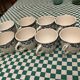 Set of 8 Marie-Louise Nord Hamage Moulin des Loup coffee cups