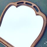 Bevelled chimney mirror