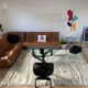Togo leather sofa Kyoto Gold