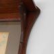 Art Nouveau Wall-Mounted Coat Rack with Framed Watercolors by Cassier, Belg