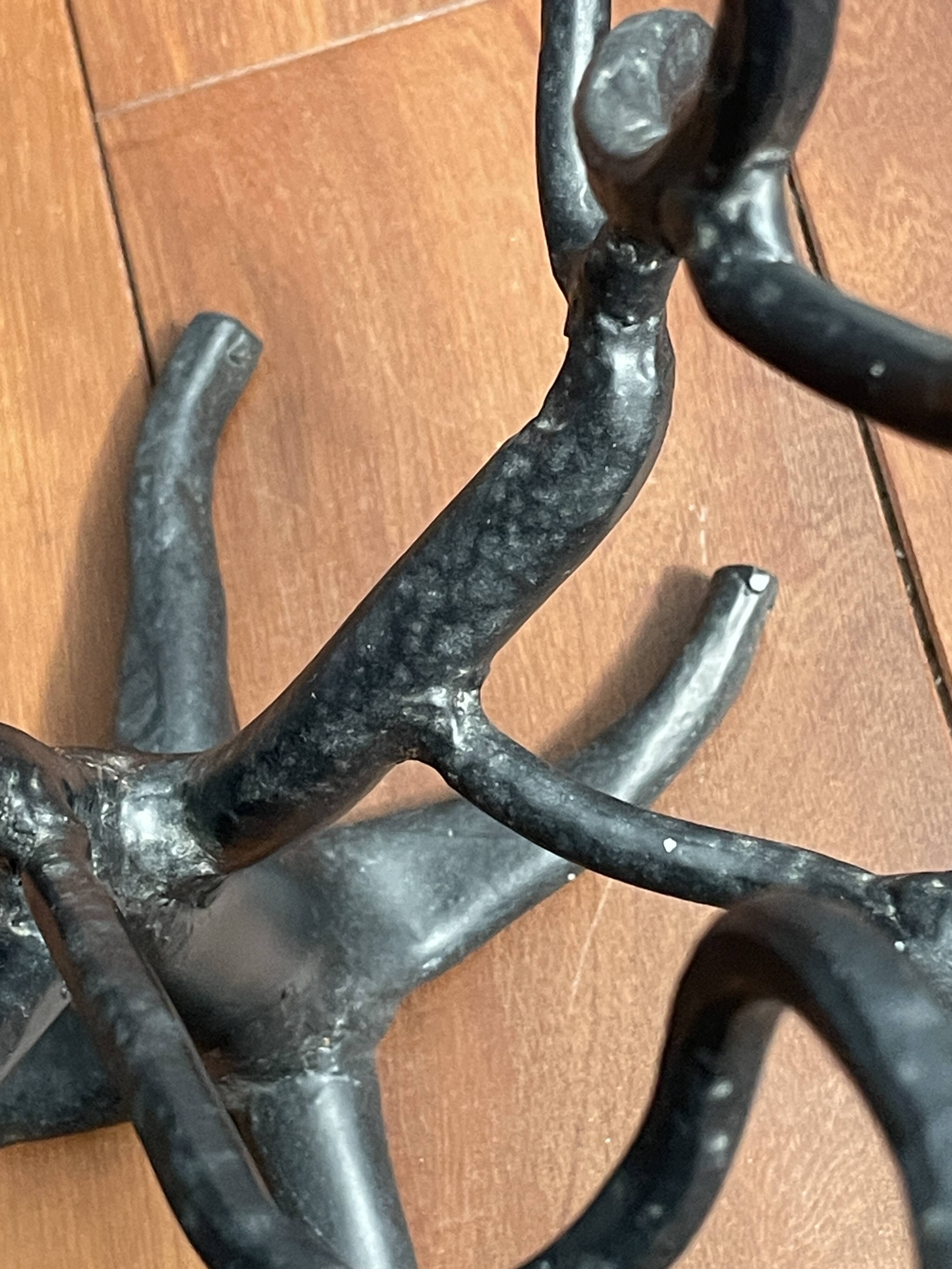 Candelabra 7 candles Wrought Iron